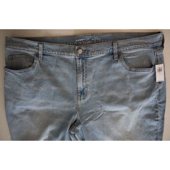 Old Navy 732462-00-1 Women's Plus Sz 20 Light Blue Mid-Rise Wow Boyfriend Jeans - Picture 5 of 9